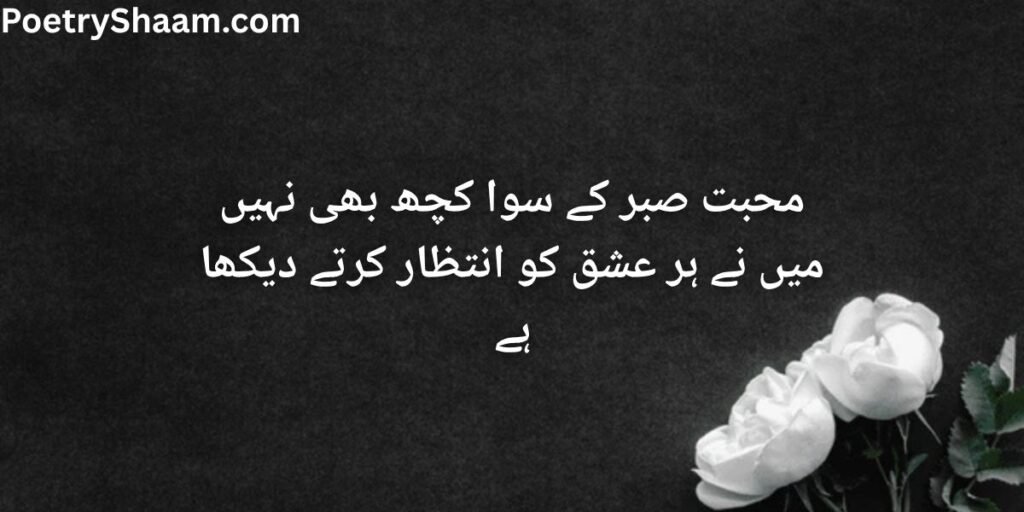 Sad Poetry in Urdu