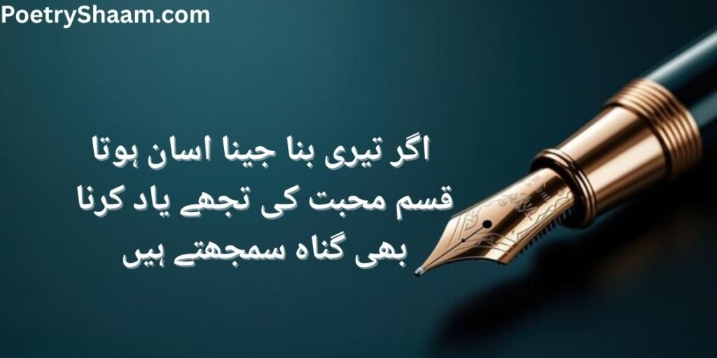 Sad Poetry in Urdu