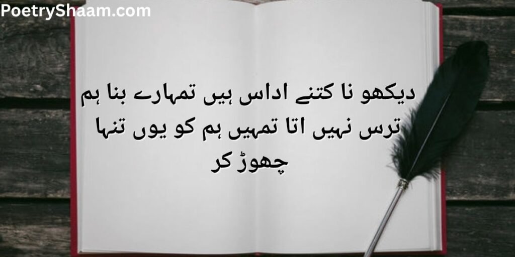 Sad Poetry in Urdu