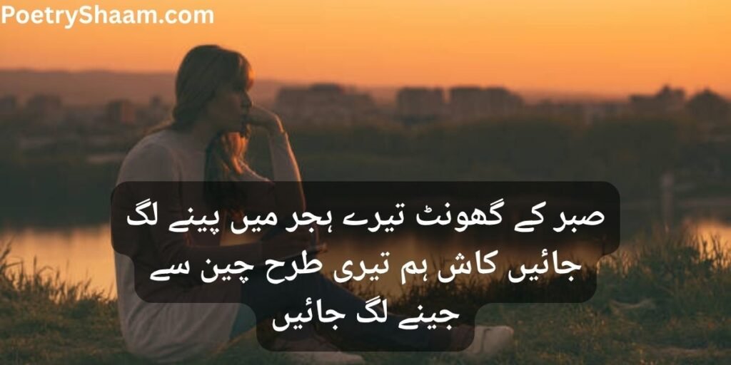 Sad Poetry in Urdu