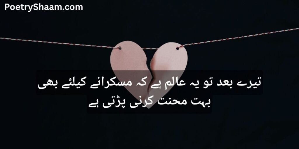 Sad Urdu Poetry 2 Lines