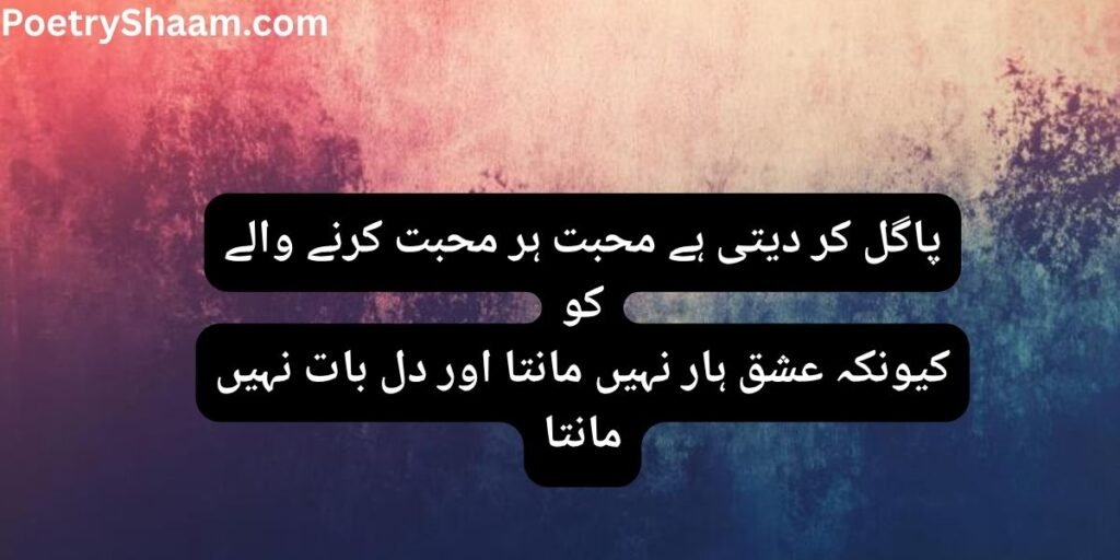 heart touching sad poetry in urdu 