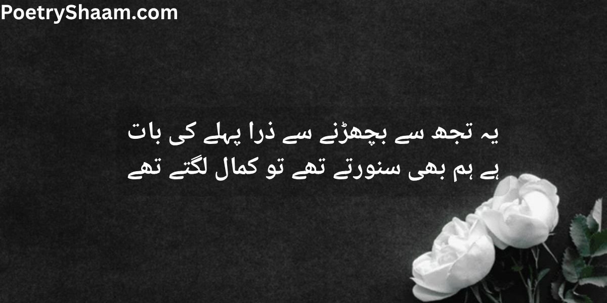 heart touching sad poetry in urdu