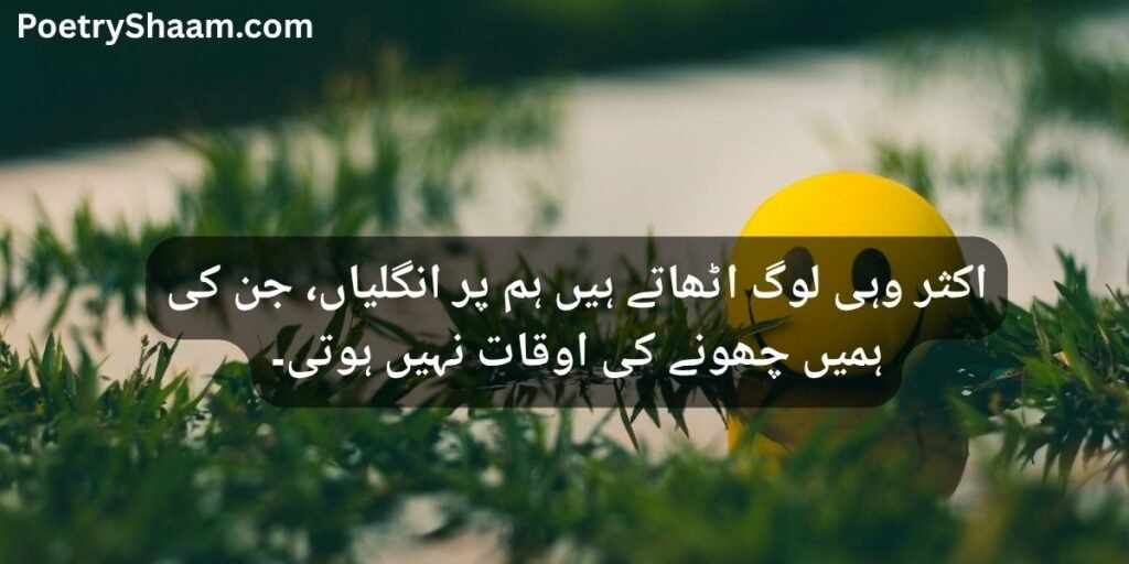 Attitude Quotes In Urdu Text