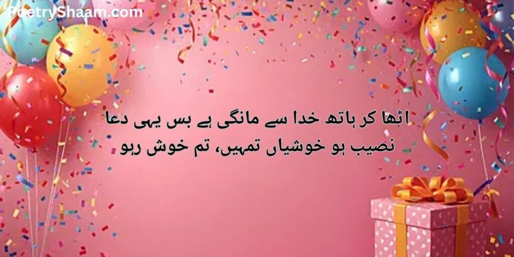 Heart Touching Birthday Wishes in Urdu Text