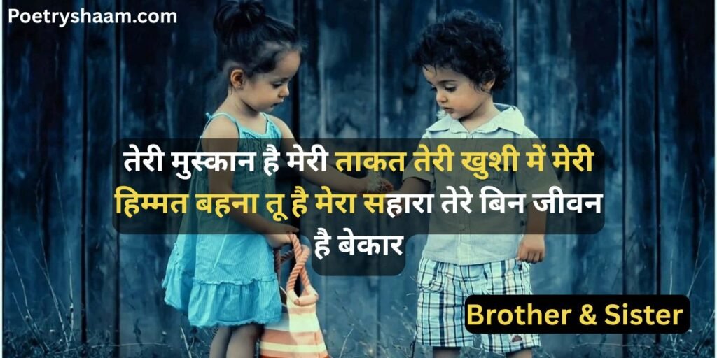 Sister Love Shayari in Hindi
