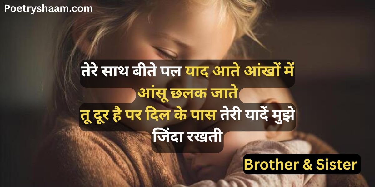 Sister Love Shayari in Hindi