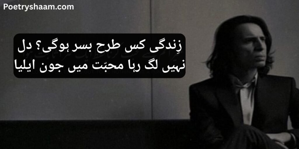 John Elia Poetry in Urdu 2 Lines Copy Paste