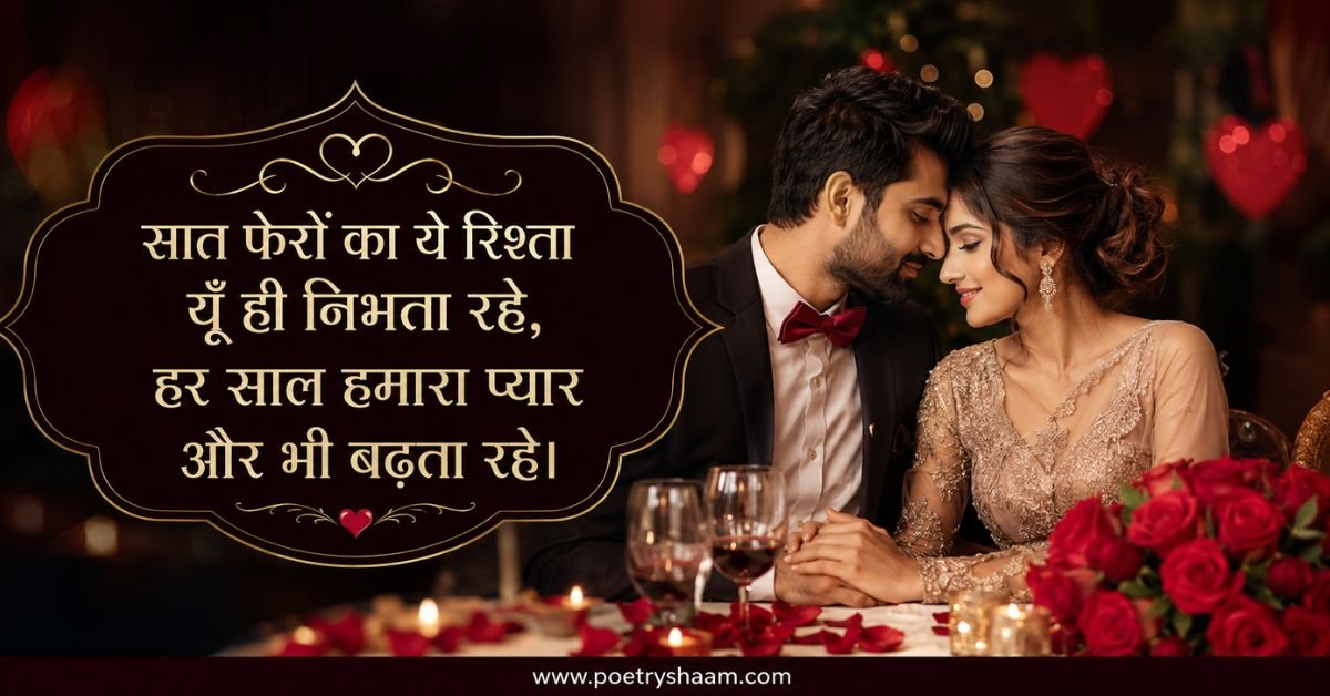 Marriage Anniversary Shayari in Hindi